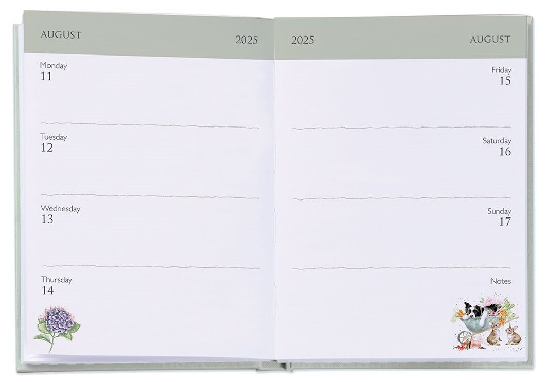 Wrendale Designs Flex Agenda 2025 Diary Planner Meerleuks