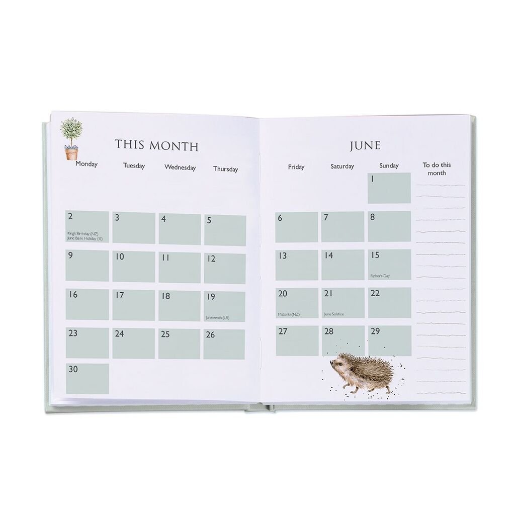 Wrendale Designs Flex Agenda 2025 Diary Planner Meerleuks