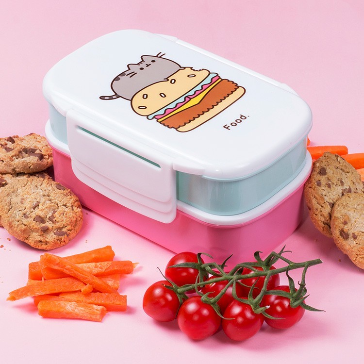 Kameel repetitie Merchandising Pusheen - dubbele lagen lunchbox | Meerleuks