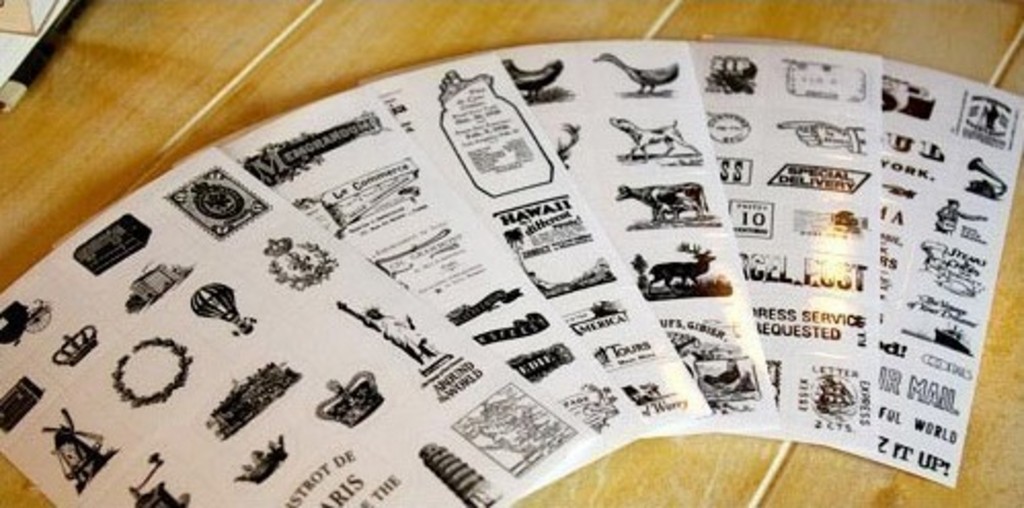 Antique style deco sticker set | Meerleuks