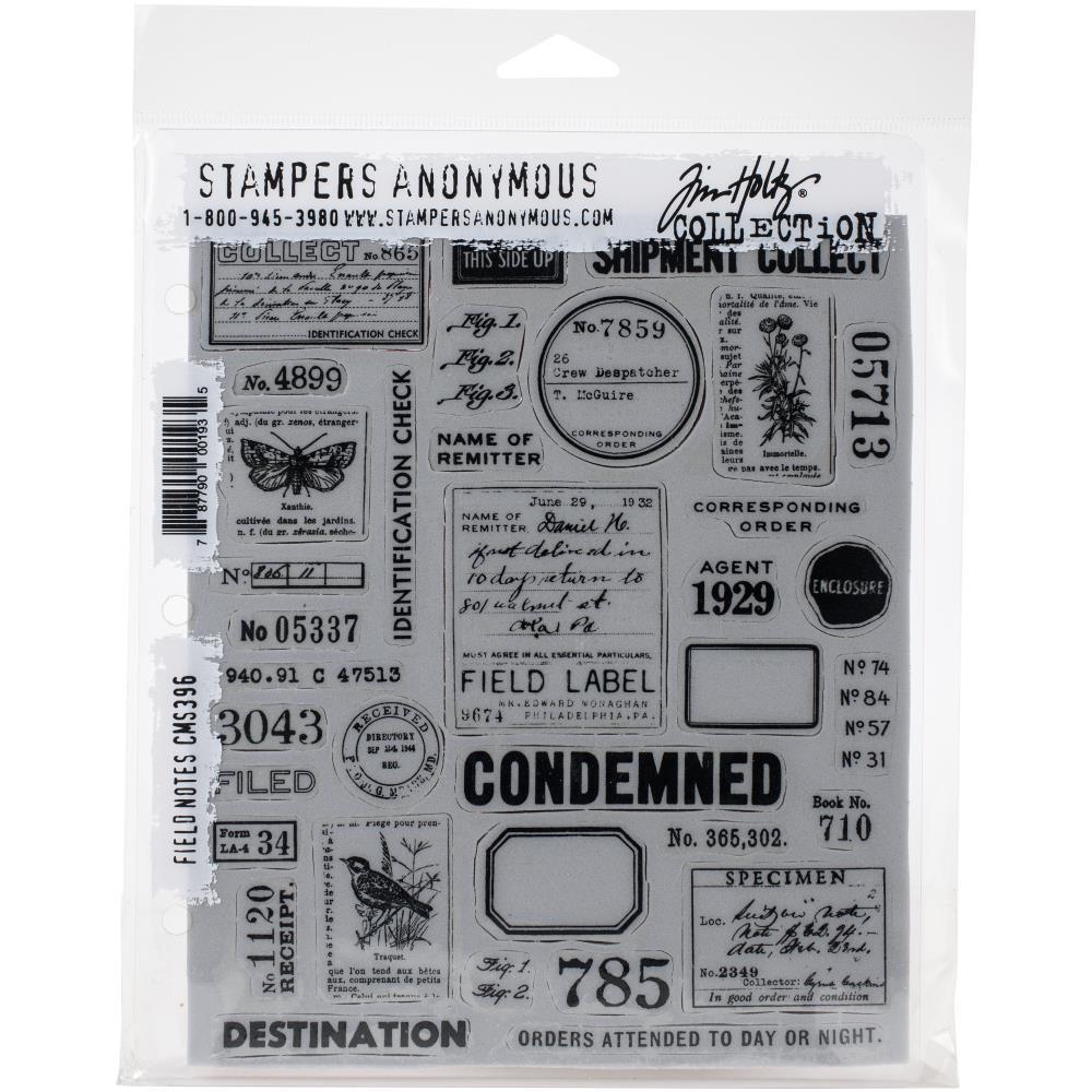 handelaar partij Renaissance Cling mounted stempels - Field Notes - Tim Holtz | Meerleuks