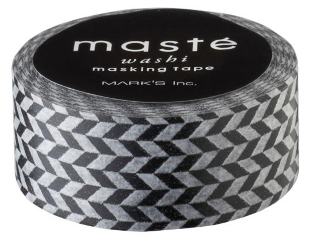 Masking tape zwart Checkered Masté Meerleuks