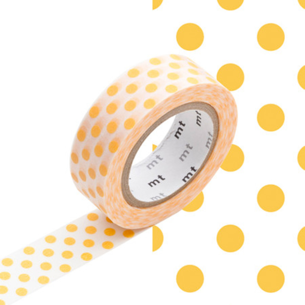 MT Masking tape dot apricot Meerleuks