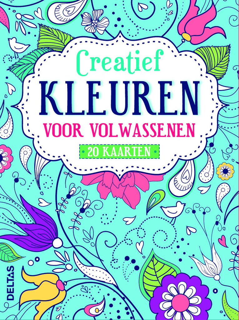 rok totaal lever Creatief kleuren voor volwassenen - 20 kaarten | Meerleuks